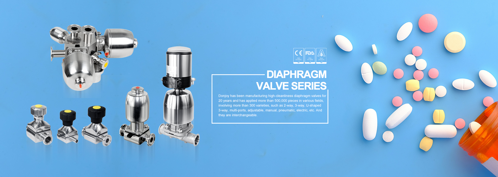 গুণমান স্যানিটারি ডায়াফ্রাম ভালভ কারখানা