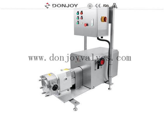 Hygienic Rotary Lobe Pump For Transfer High Viscosity Products