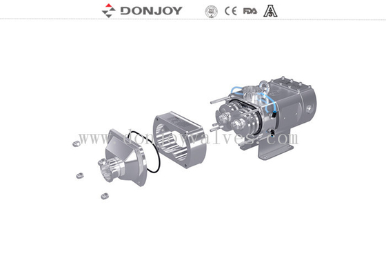 Food Transfer Sanitary SS316L 3500rmp Double Screw Pump