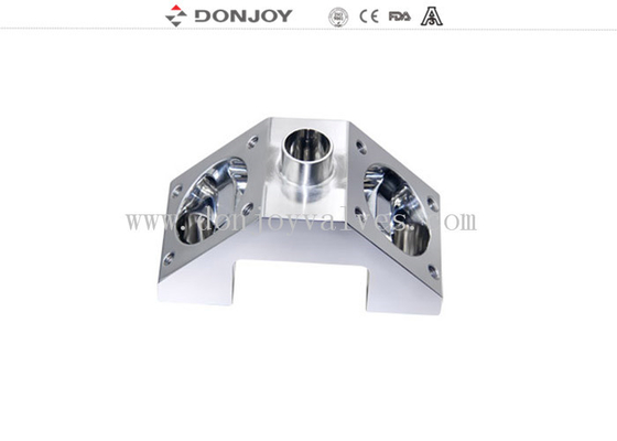 stainless steel 316L Multiport Diaphragm Valve with Plastic Hand Wheels for pure water process