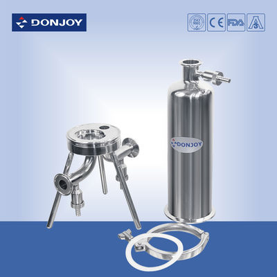 10” Microporous Cartridge Pipeline Filter Single Core SS316L Clamp Type