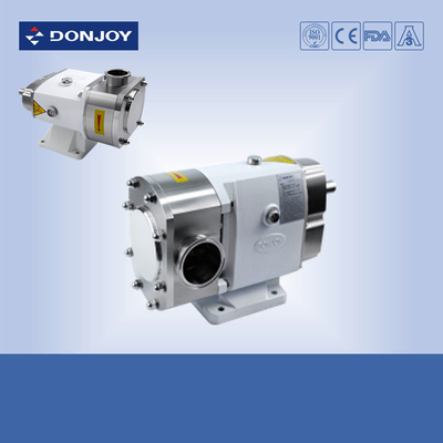 Donjoy TUL-25 horizontal rotor lobe  pump with butterfly rotors and signle seal