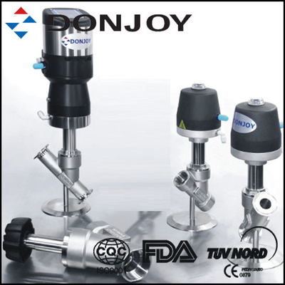 DN50  SS316L Pnuematic Angle Seat  Valve with IL TOP for regulating