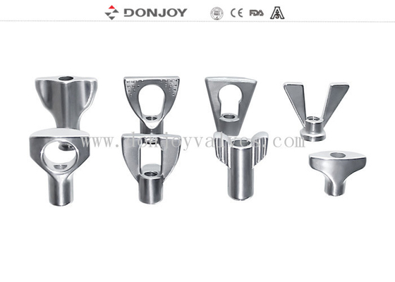 SS304 Stainless Steel Sanitary Fittings Nut for Heavy duty Single Pin Clamp Wing / A / B / C / D Type