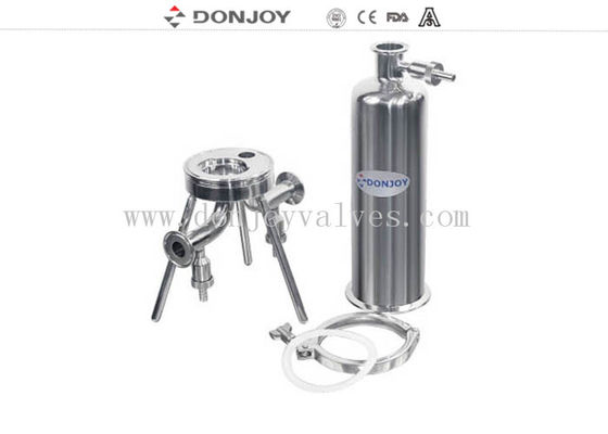 10” Microporous Cartridge Pipeline Filter Single Core SS316L Clamp Type