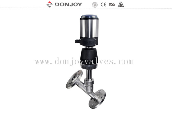 DONJOY Pneumatic Angle Seat Valve with PTFE seal with 180 degree steam