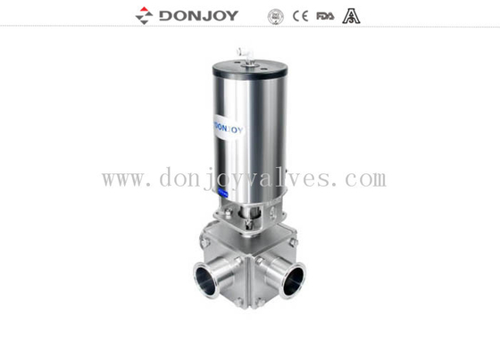 PTFE Seal Welded L Port SS316L DN10 Sanitary Ball Valve
