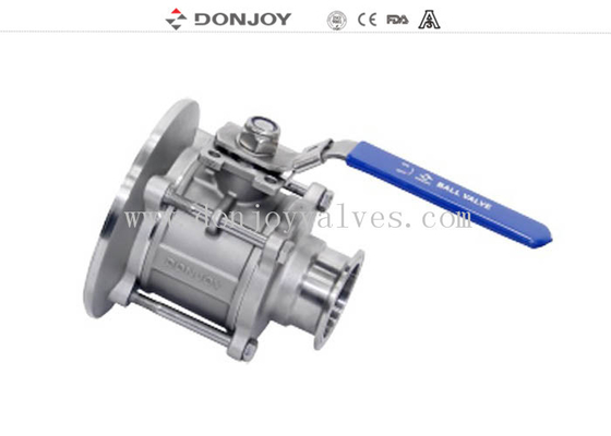 Welding SS316L Beverage Tanks DN40 Sanitary Ball Valve