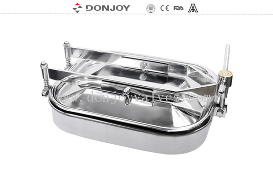 SS316L স্কয়ার ম্যানহোল কভার / সেপটিক ট্যাঙ্কের জন্য ট্যাঙ্ক ম্যানওয়ে