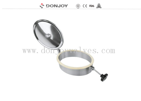 DONJOY SS304 ডিম্বাকৃতির ম্যানহোল কভার, বিয়ার ট্যাঙ্কের জন্য 100 মিমি উচ্চতা সহ
