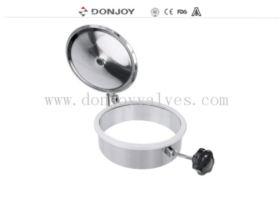 ট্যাঙ্কের জন্য চাপবিহীন SS316L 450*100mm গোলাকার ম্যানহোল কভার